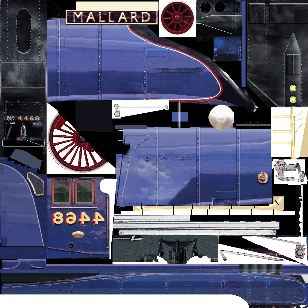 Mallard 4-6-2 Locomotive