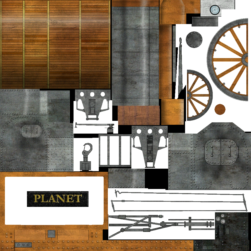 Railroad Tycoon 3 - Planet 2-2-0 Locomotive