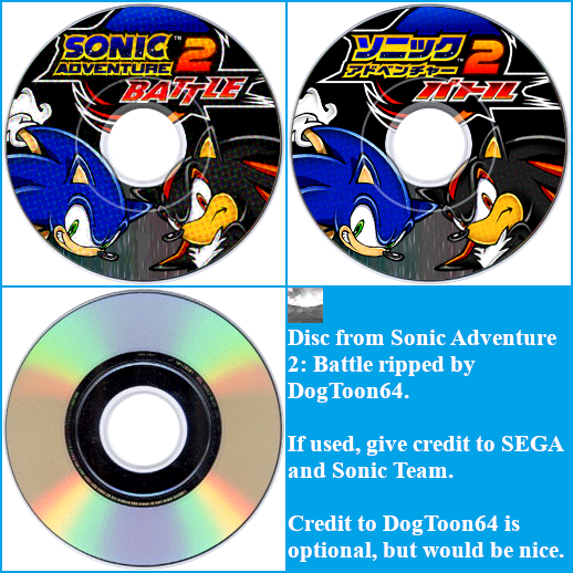 Sonic Adventure 2: Battle - Disc