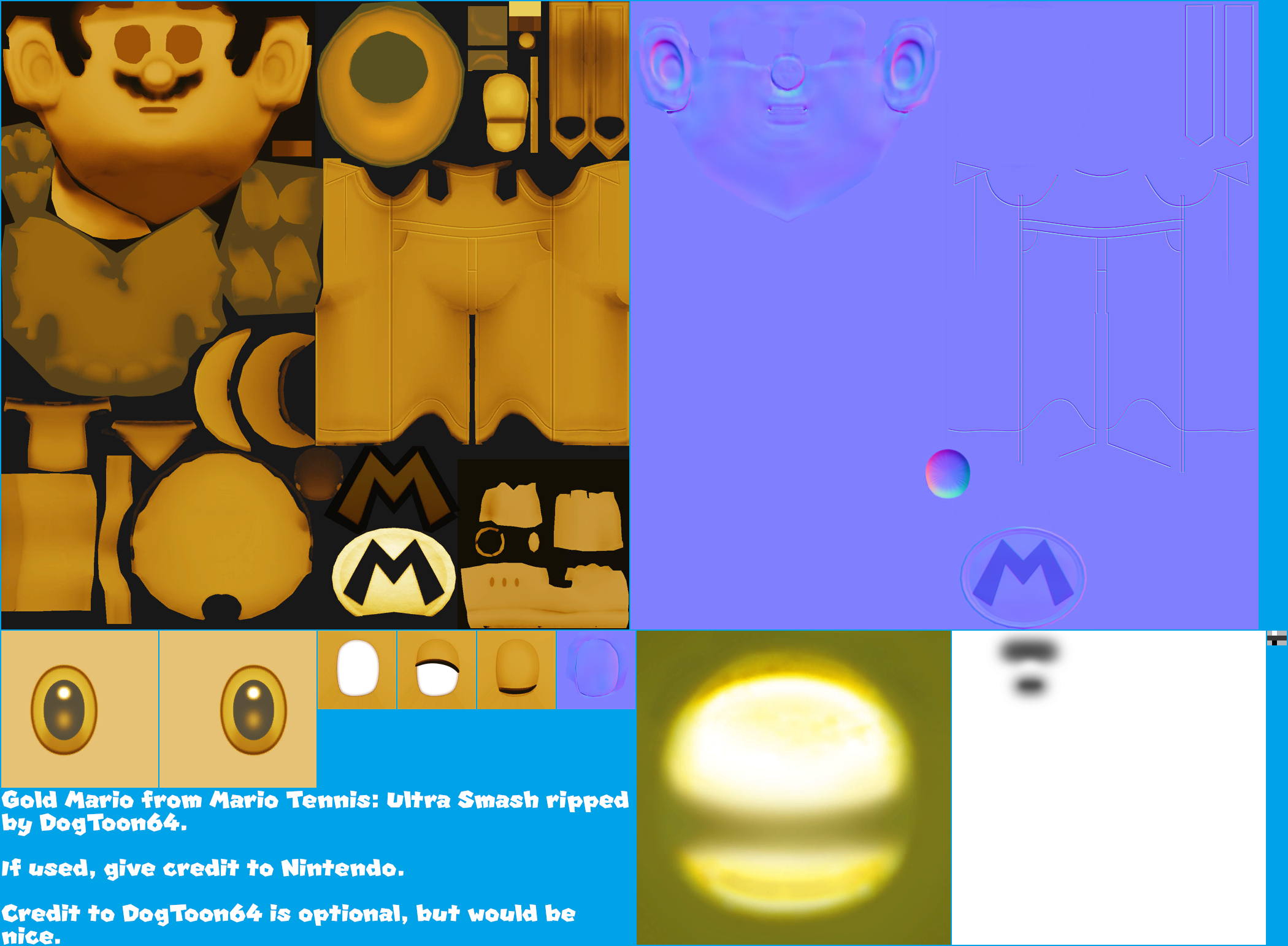 Mario Tennis: Ultra Smash - Gold Mario