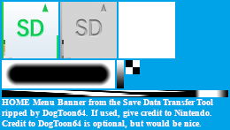 Save Data Transfer Tool - HOME Menu Icon