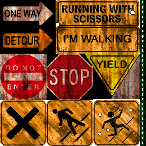 Postal 2 - Signs