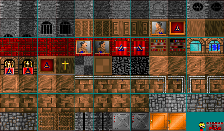 Rise of the Triad (Prototypes) - Walls and Floors (Sept '93 Proto)