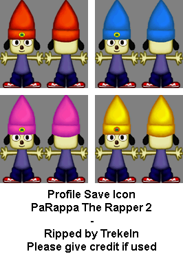 PaRappa the Rapper 2 - File Save Icons