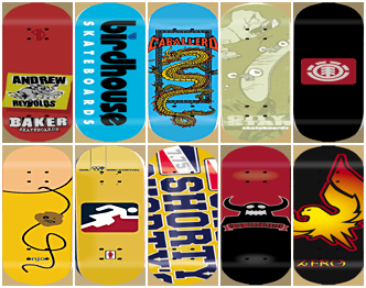 Create-A-Skater Decks