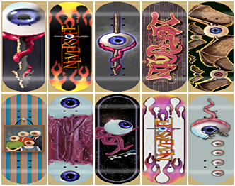 Tony Hawk's Pro Skater 3 - Neversoft Eyeball Decks