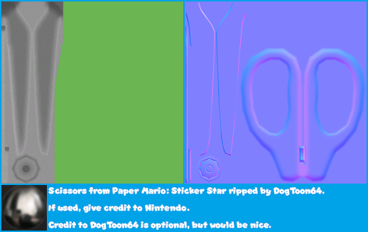 Paper Mario: Sticker Star - Scissors