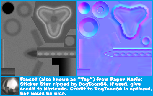 Paper Mario: Sticker Star - Faucet / Tap