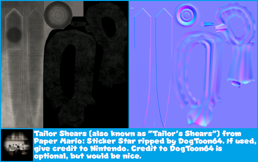 Paper Mario: Sticker Star - Tailor Shears / Tailor's Shears