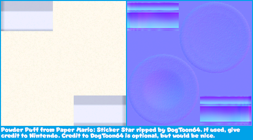 Paper Mario: Sticker Star - Powder Puff