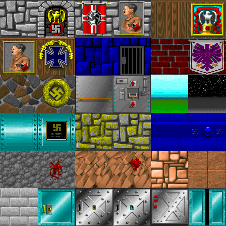 Wolfenstein 3D - Walls