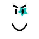 Teal Rock Star Smile