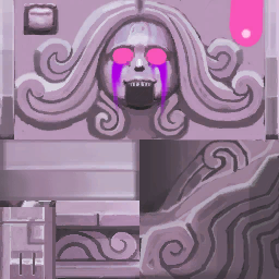 Ghostly Face Fountain
