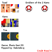 Mario Kart DS - Toad