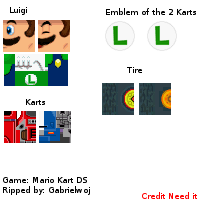 Mario Kart DS - Luigi