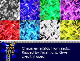 Sonic Adventure DX: Director's Cut - Emeralds