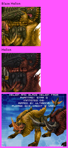 Phantasy Star 0 - Blaze Helion & Helion