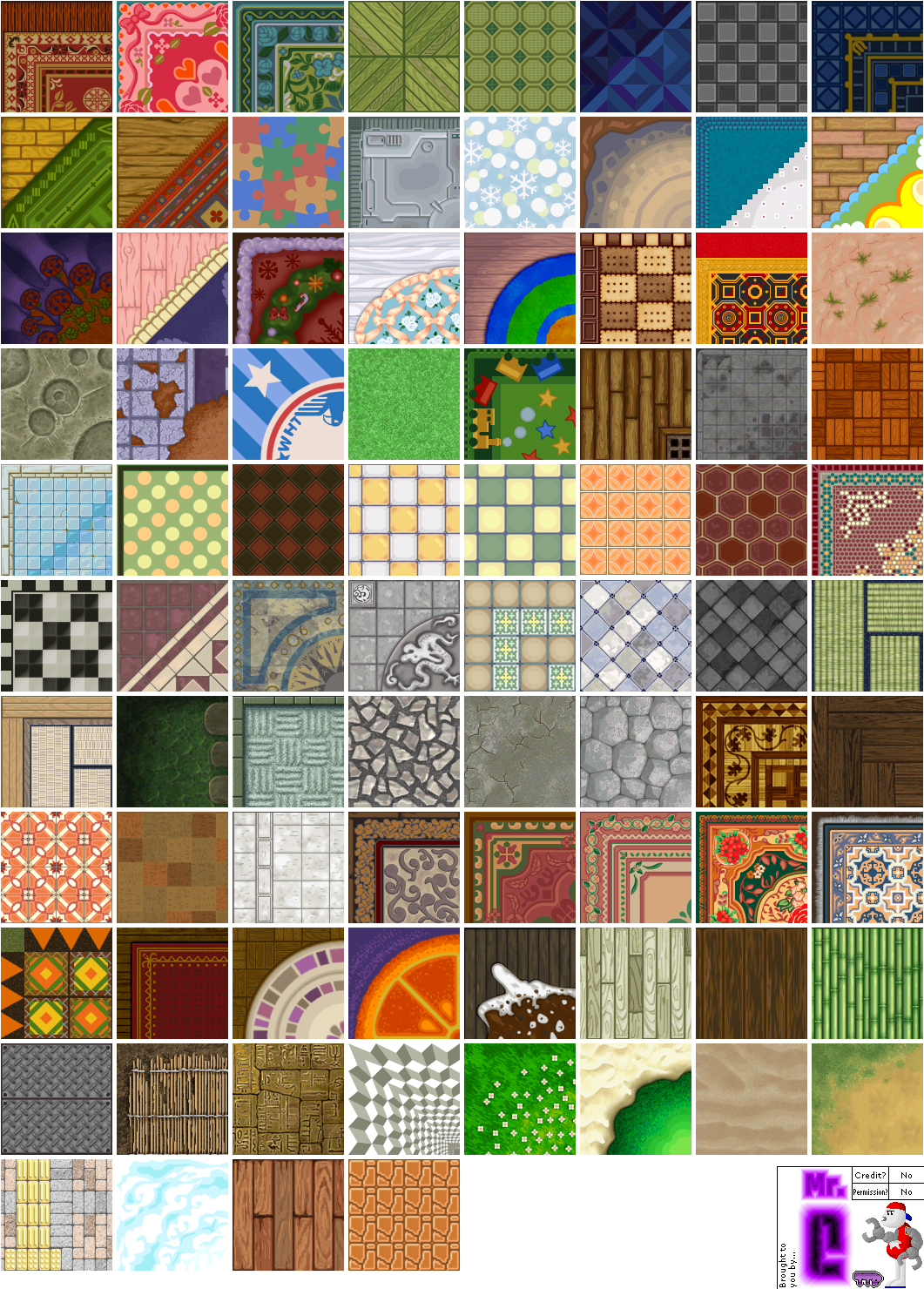 Animal Crossing: City Folk - Flooring