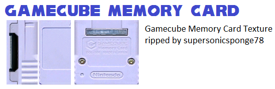 Gamecube Memory Card