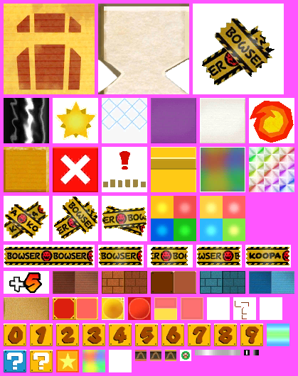 The Textures Resource - Full Texture View - Paper Mario: Sticker Star ...