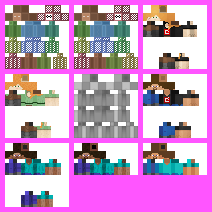 New Default Skins Pack Minecraft Texture Pack