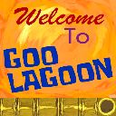 SpongeBob SquarePants: Battle for Bikini Bottom - Goo Lagoon Entrance Sign