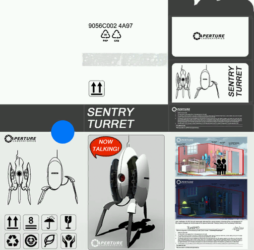 Portal - Turret Box (Low-res)