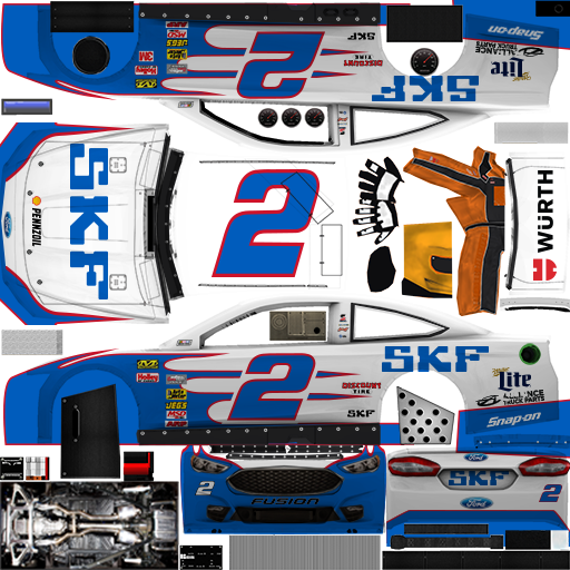 NASCAR RaceView Mobile - #2 SKF Ford