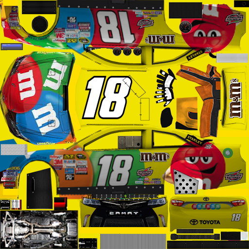 #18 M&M's Toyota