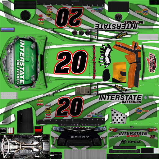 #20 Interstate Batteries Toyota