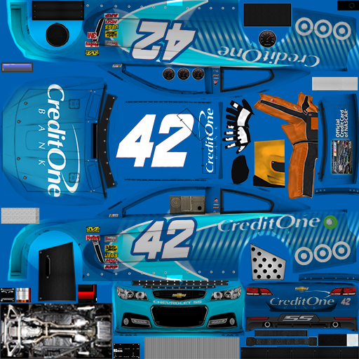 #42 Credit One Bank Chevrolet