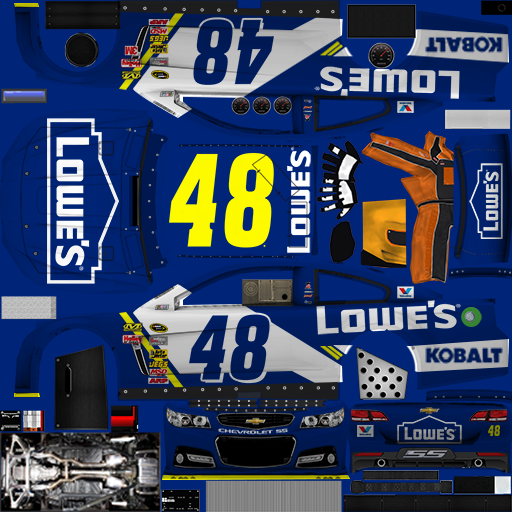 NASCAR RaceView Mobile - #48 Lowe's Chevrolet