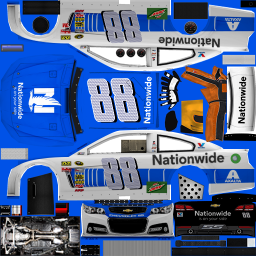 NASCAR RaceView Mobile - #88 Nationwide Chevrolet