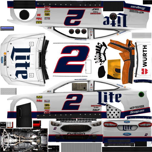 #2 Miller Lite Ford