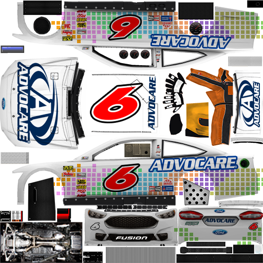 NASCAR RaceView Mobile - #6 AdvoCare Ford