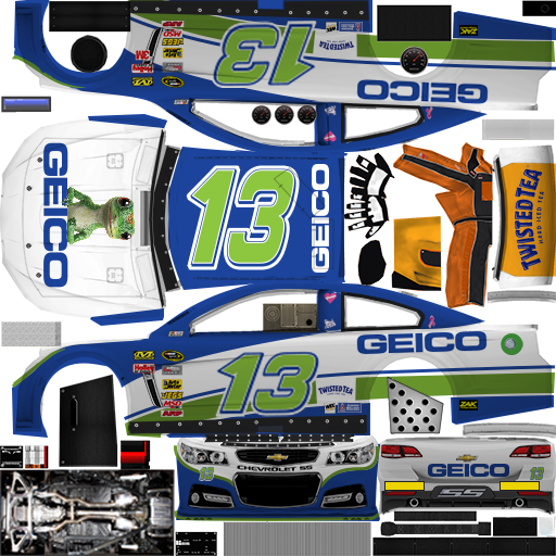 #13 GEICO Chevrolet