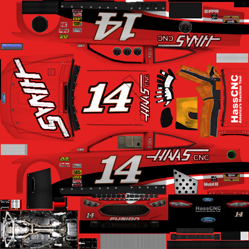 NASCAR RaceView Mobile - #14 Haas Automation Ford