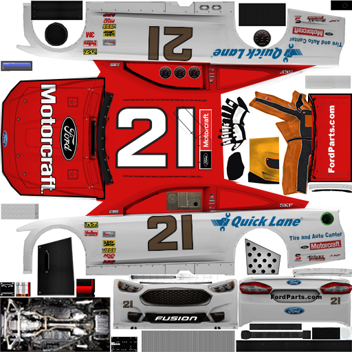 #21 Motorcraft/Quick Lane Tire & Auto Center Ford