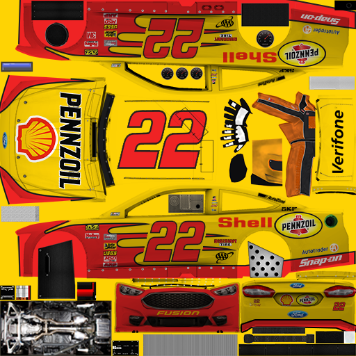 #22 Shell Pennzoil Ford Alt.