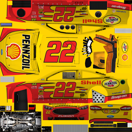 #22 Shell Pennzoil Ford v2