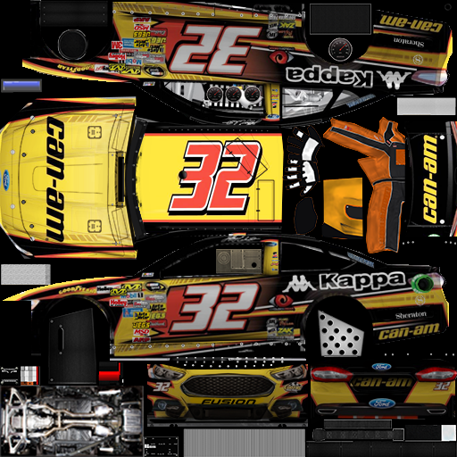 NASCAR RaceView Mobile - #32 Can-Am/Kappa Ford