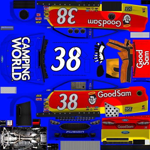 NASCAR RaceView Mobile - #38 Camping World/Good Sam Ford