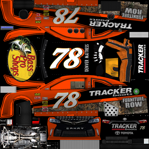 #78 Bass Pro Shops/TRACKER Toyota