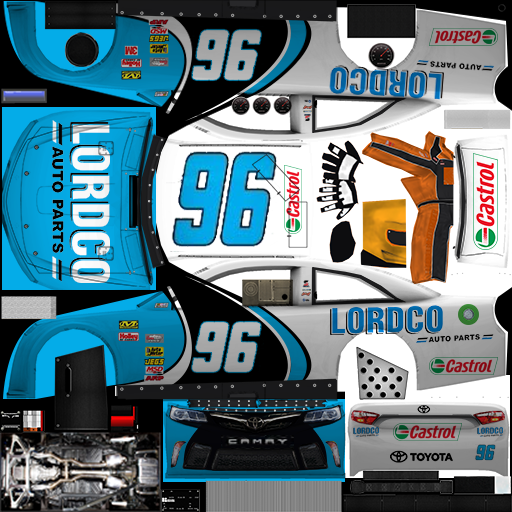 #96 Lordco/Castrol Toyota