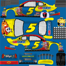 NASCAR RaceView - #5 Kellogg's/CARQUEST Chevrolet