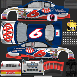 NASCAR RaceView - #6 AAA Ford