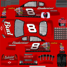 NASCAR RaceView - #8 Budweiser Chevrolet