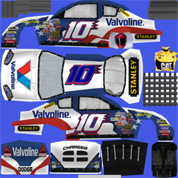 #10 Valvoline / Stanley Tools Dodge