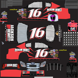 NASCAR RaceView - #16 Jackson Hewitt Ford