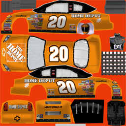 NASCAR RaceView - #20 The Home Depot Chevrolet